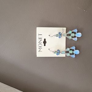 Vintage Monet Chandelier Earrings